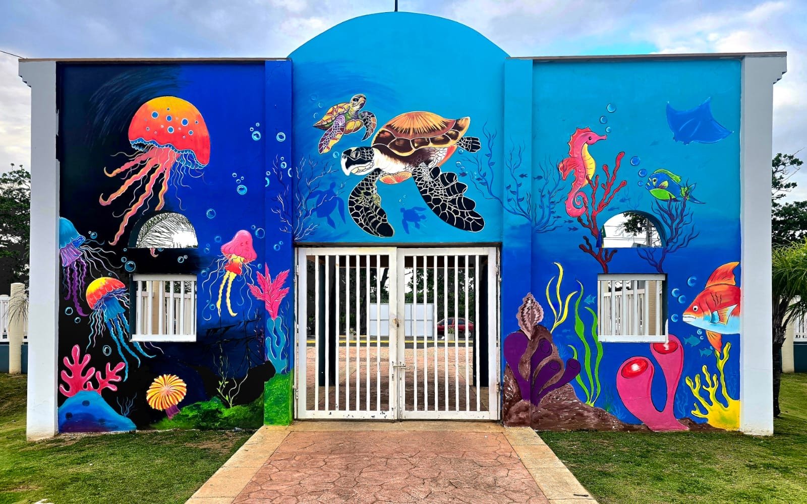 Estrenan mural en el Parque del Norte en Hatillo